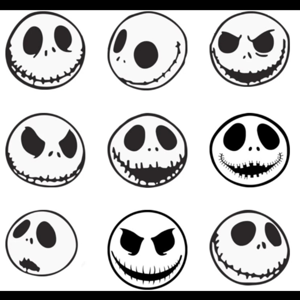 Jack ornament diy decals